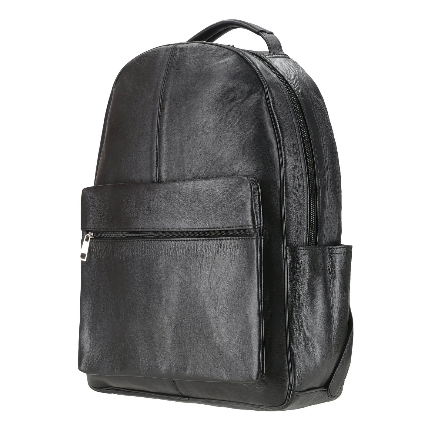Metro Flex Duo Black Leather Bag