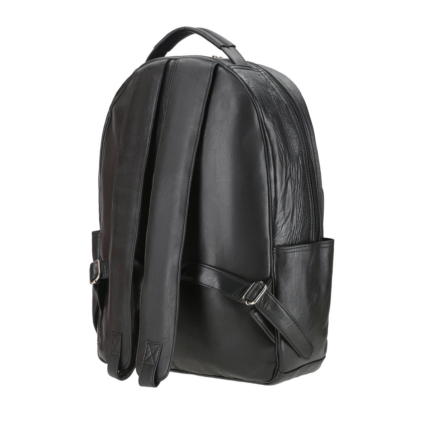Metro Flex Duo Black Leather Bag