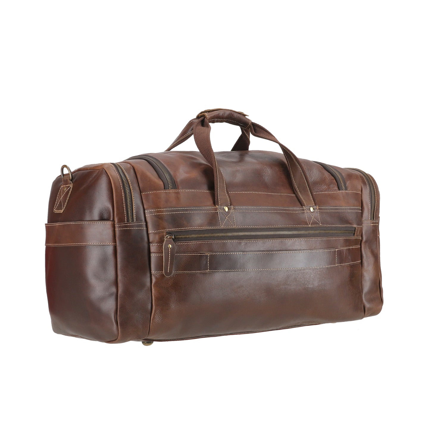 Rustic Rambler Duffle Leather Bag