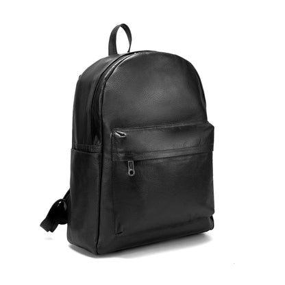 Black Packsmith Leather Bag Pack
