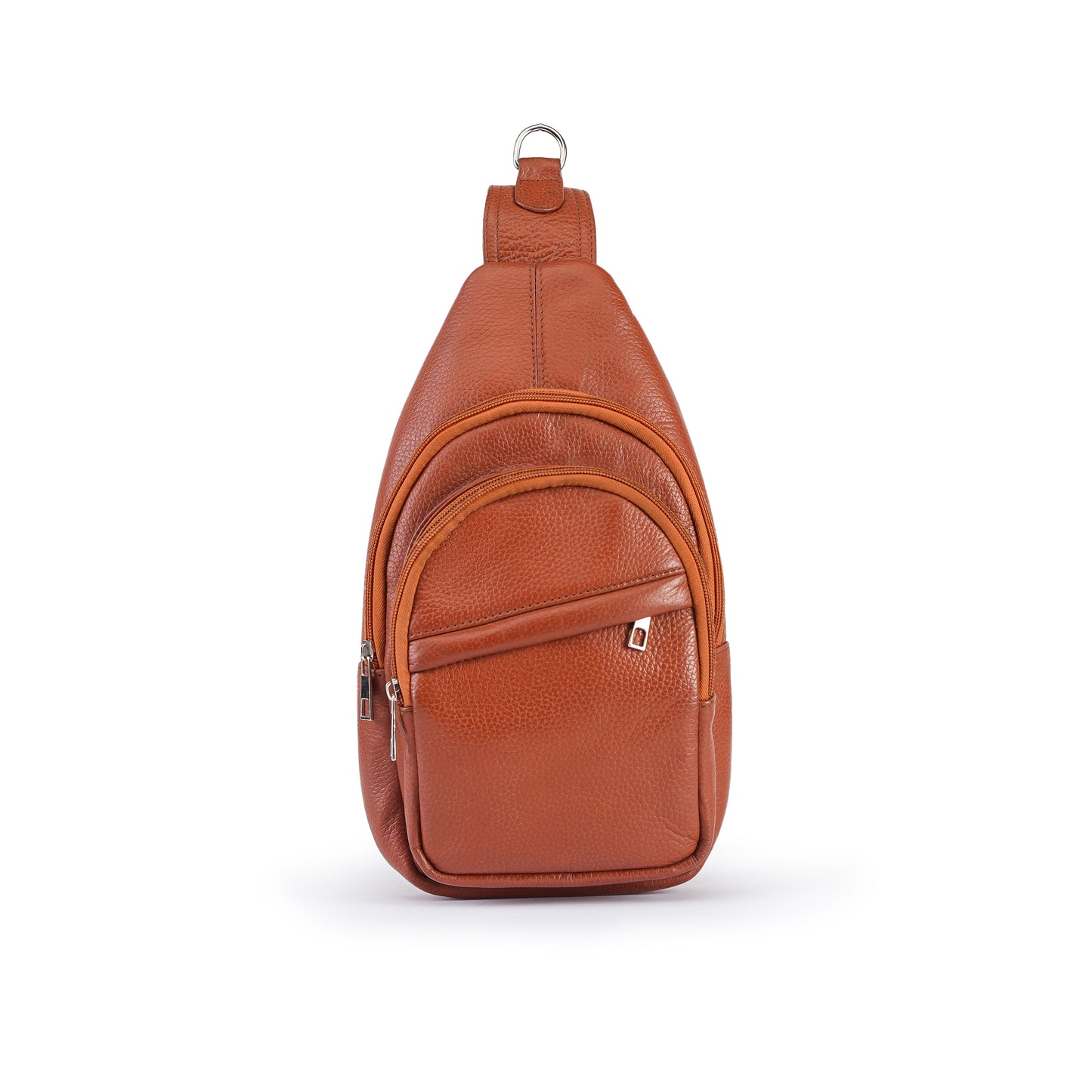 Tan Navaro Leather Crossbody Bag