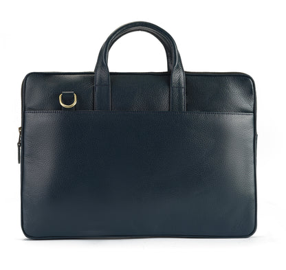 Navy Habitat Executive Slim Laptop Bag