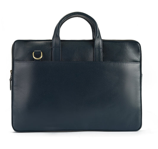 Navy Habitat Executive Slim Laptop Bag