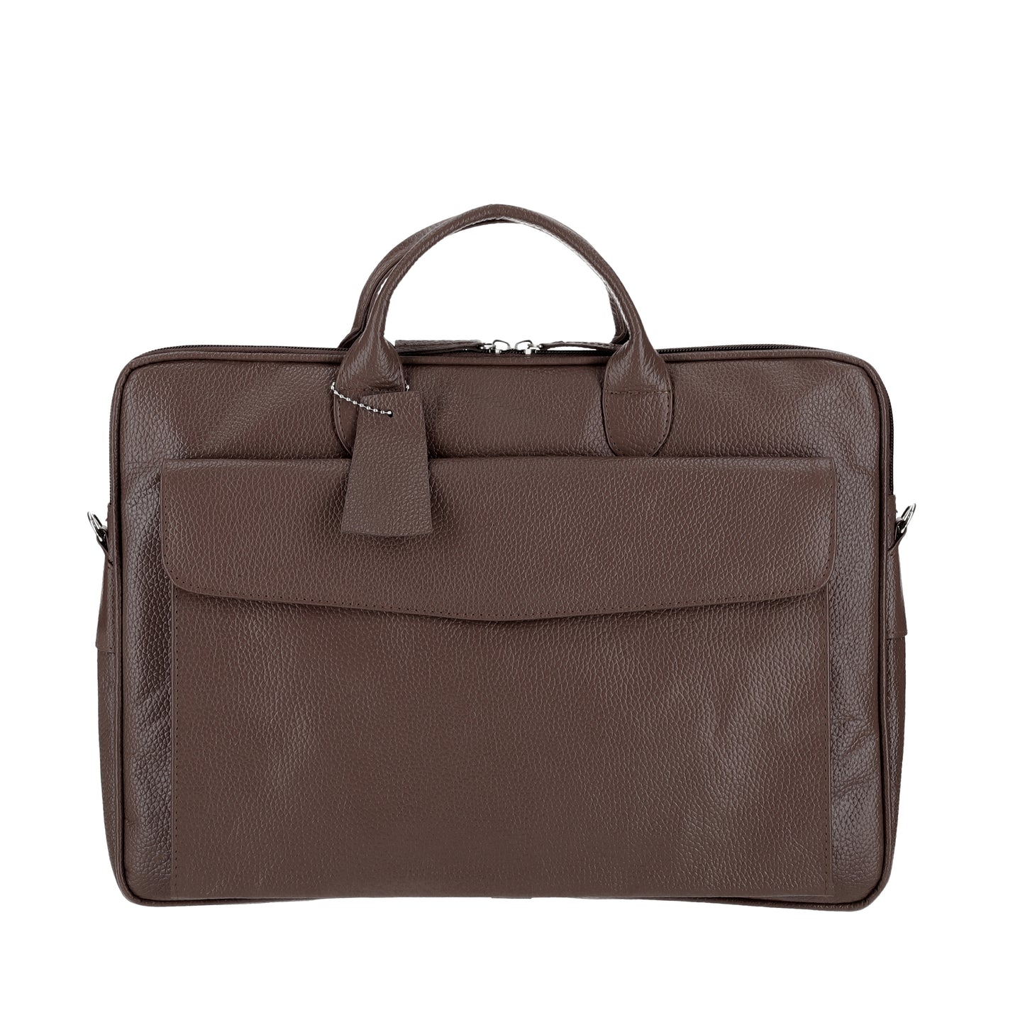 Brown Sleek Carrier Laptop Leather Bag