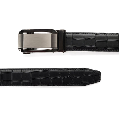 Legacy Signature Leather Belt - Crocodile Strap