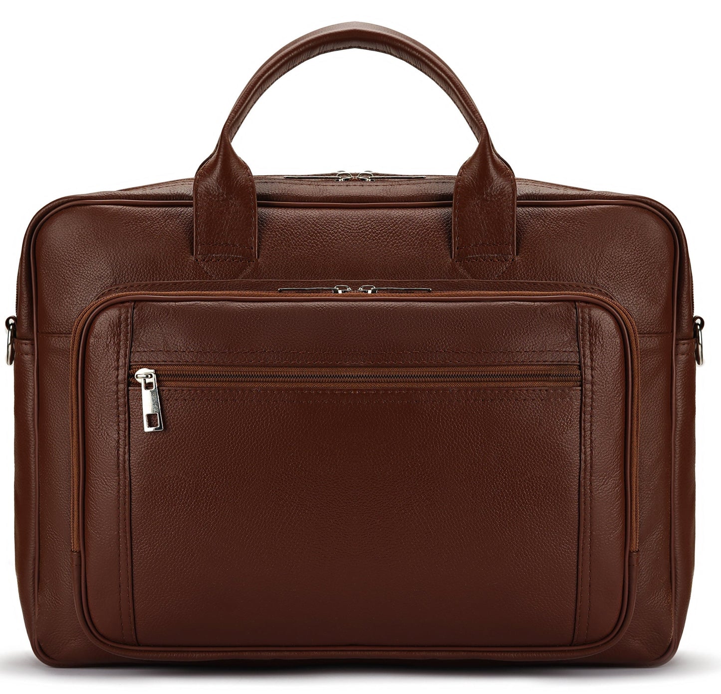 Tan Ambassador Series Laptop Leather Bag