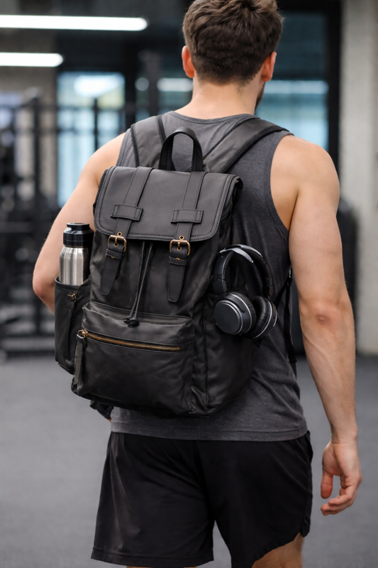 Packster Black Bag Pack and Travelling Bag