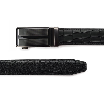 The Hamilton Formal Belt With Crocodile Strap