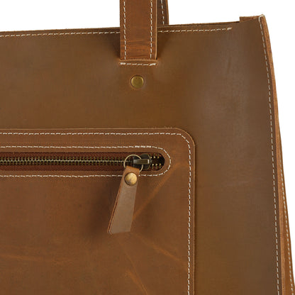 TAN TOTE BAG