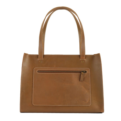 TAN TOTE BAG