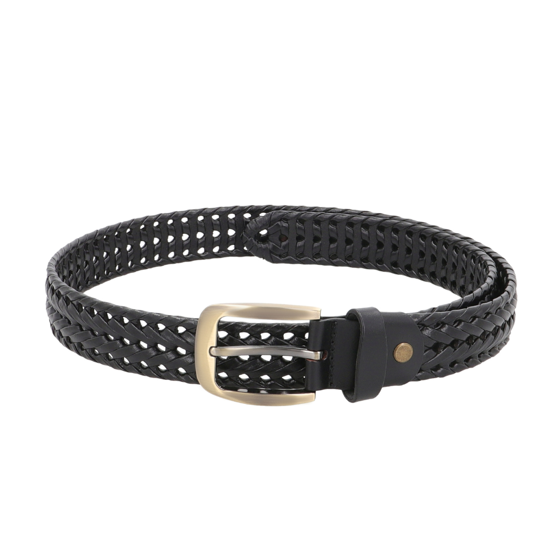 Black Braided Belt