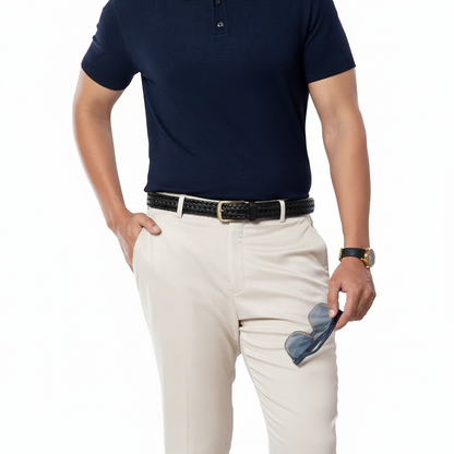 Black Braided Belt