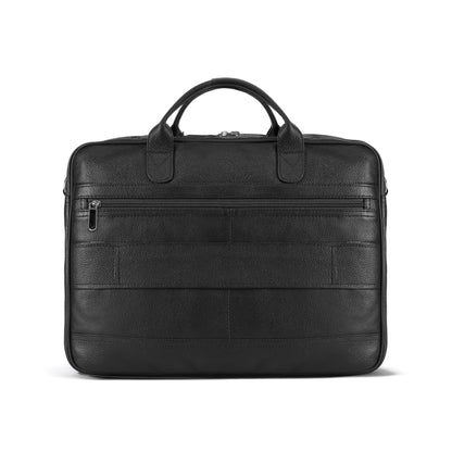 Black Caldris Executive Leather Bag