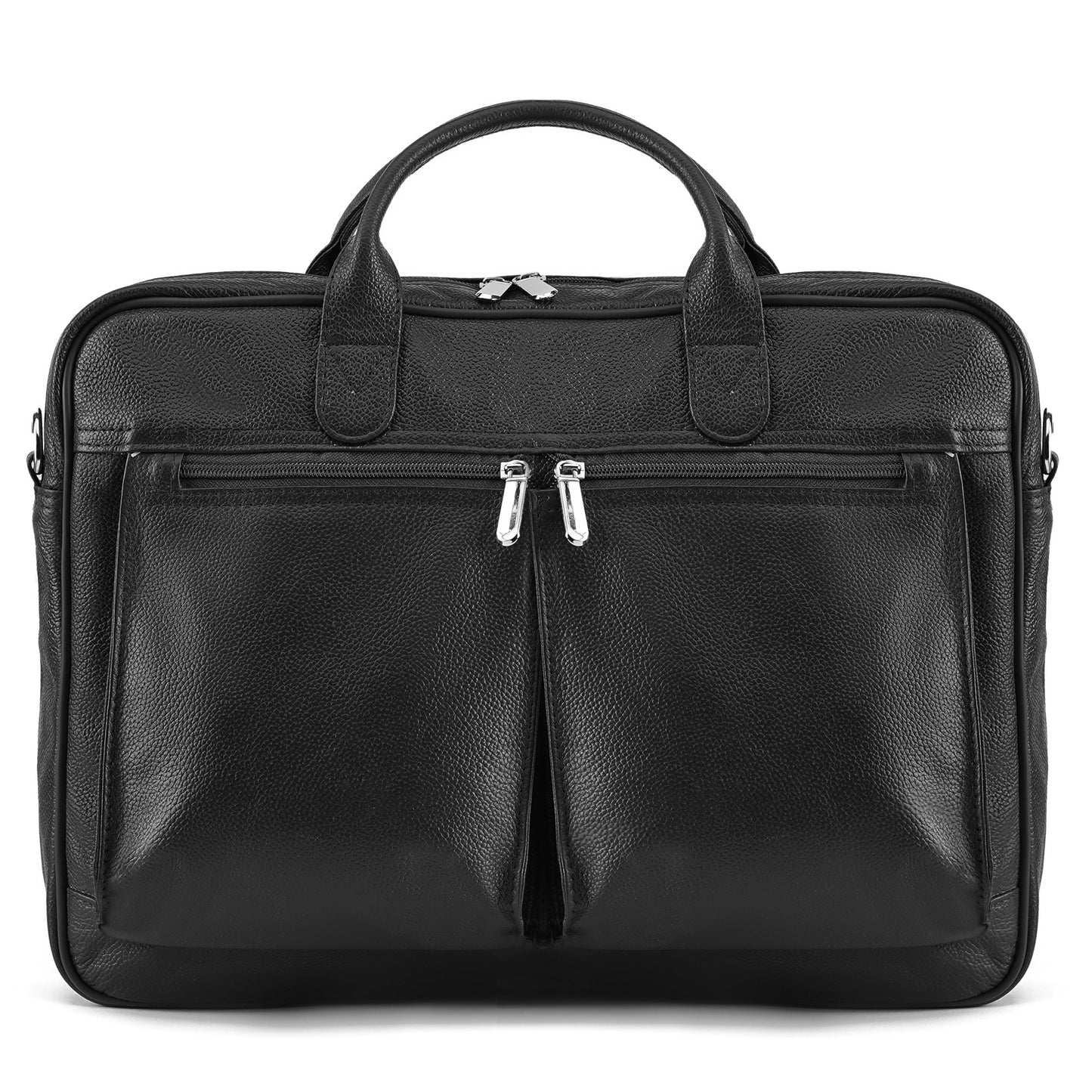 Black Caldris Executive Leather Bag
