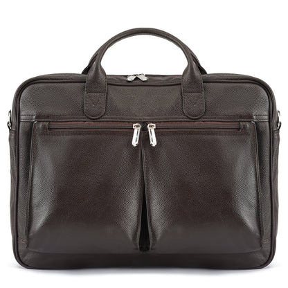 Dark Brown Caldris Executive Leather Bag