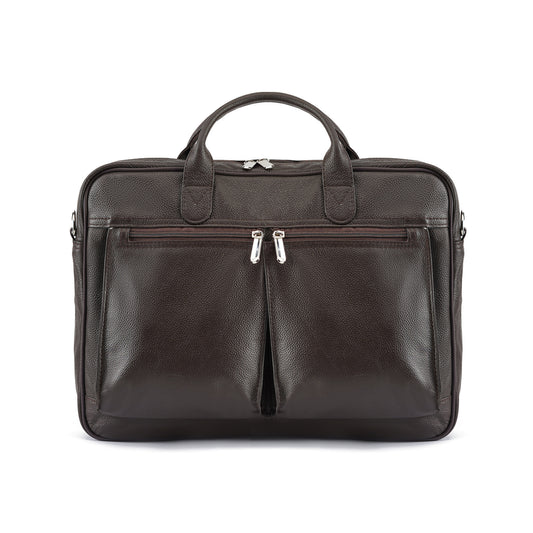 Dark Brown Caldris Executive Leather Bag