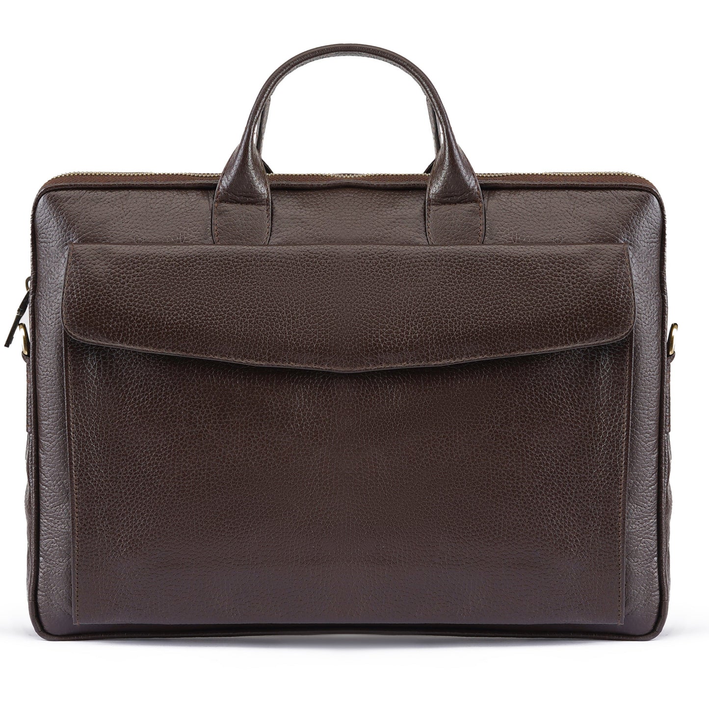 Brown Sleek Carrier Laptop Leather Bag