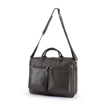 Dark Brown Caldris Executive Leather Bag