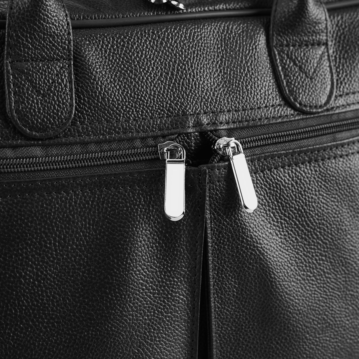 Black Caldris Executive Leather Bag