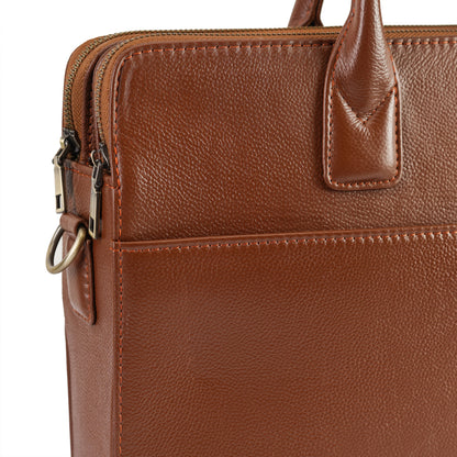 Tan Gravitas Briefcase