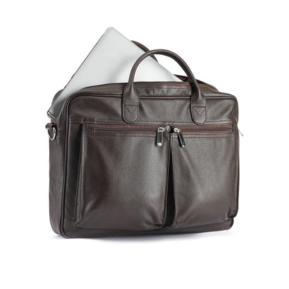 Dark Brown Caldris Executive Leather Bag