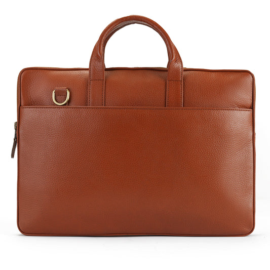 Tan Habitat Executive Slim Laptop Bag