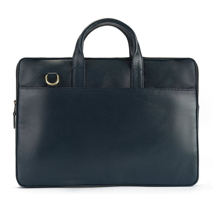 Navy Habitat Executive Slim Laptop Bag