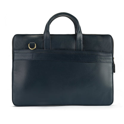 Navy Habitat Executive Slim Laptop Bag