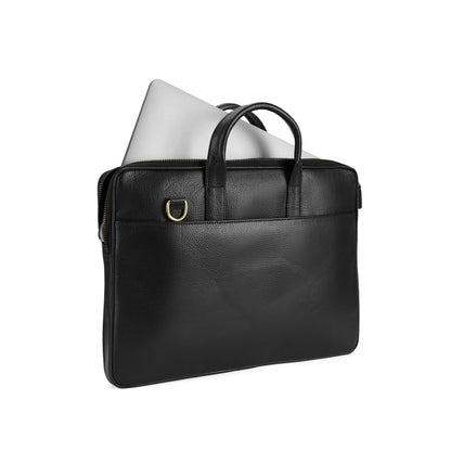 Black Habitat Executive Slim Laptop Bag