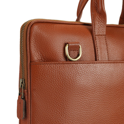 Tan Habitat Executive Slim Laptop Bag