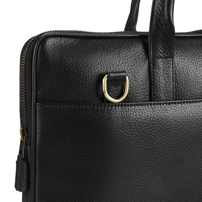 Black Habitat Executive Slim Laptop Bag