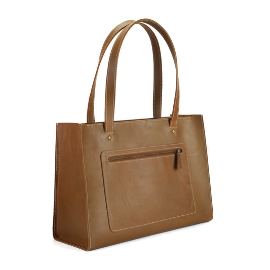 TAN TOTE BAG