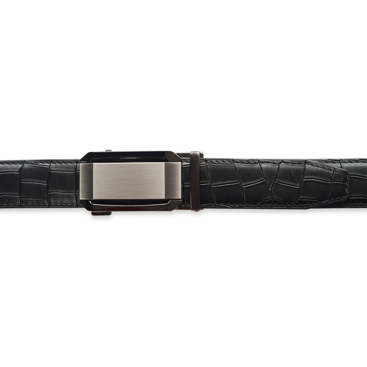 Legacy Signature Leather Belt - Crocodile Strap