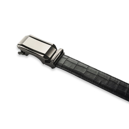Legacy Signature Leather Belt - Crocodile Strap