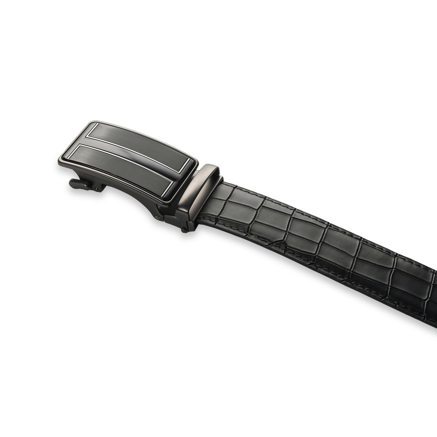 The Hamilton Formal Belt With Crocodile Strap