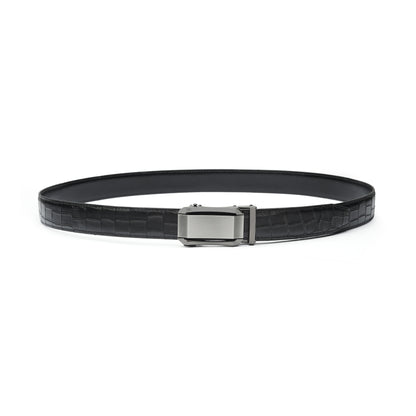 Legacy Signature Leather Belt - Crocodile Strap