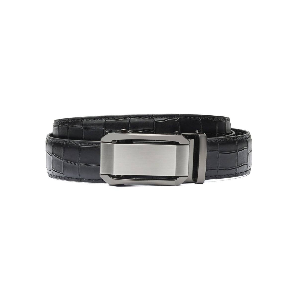 Legacy Signature Leather Belt - Crocodile Strap