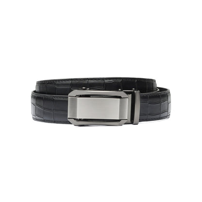 Legacy Signature Leather Belt - Crocodile Strap