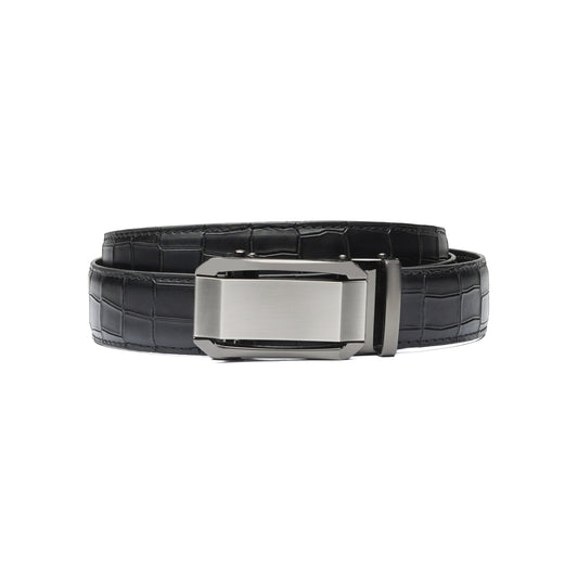 Legacy Signature Leather Belt - Crocodile Strap