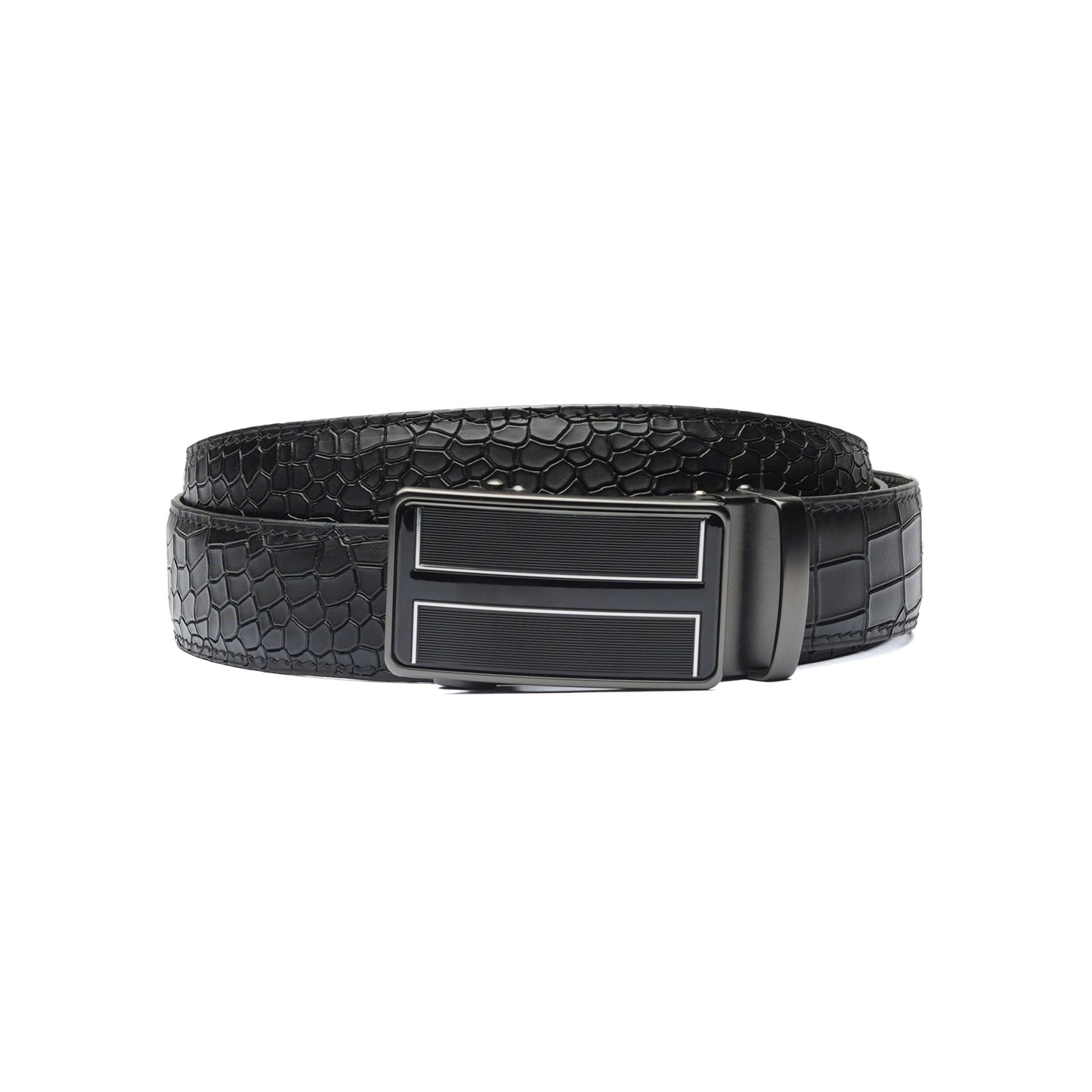 The Hamilton Formal Belt With Crocodile Strap