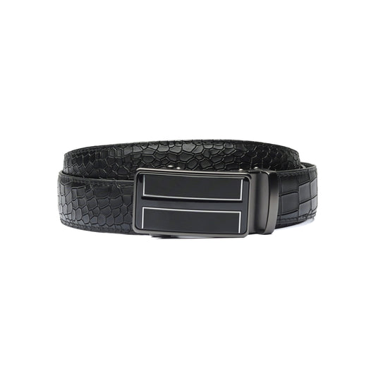 The Hamilton Formal Belt With Crocodile Strap