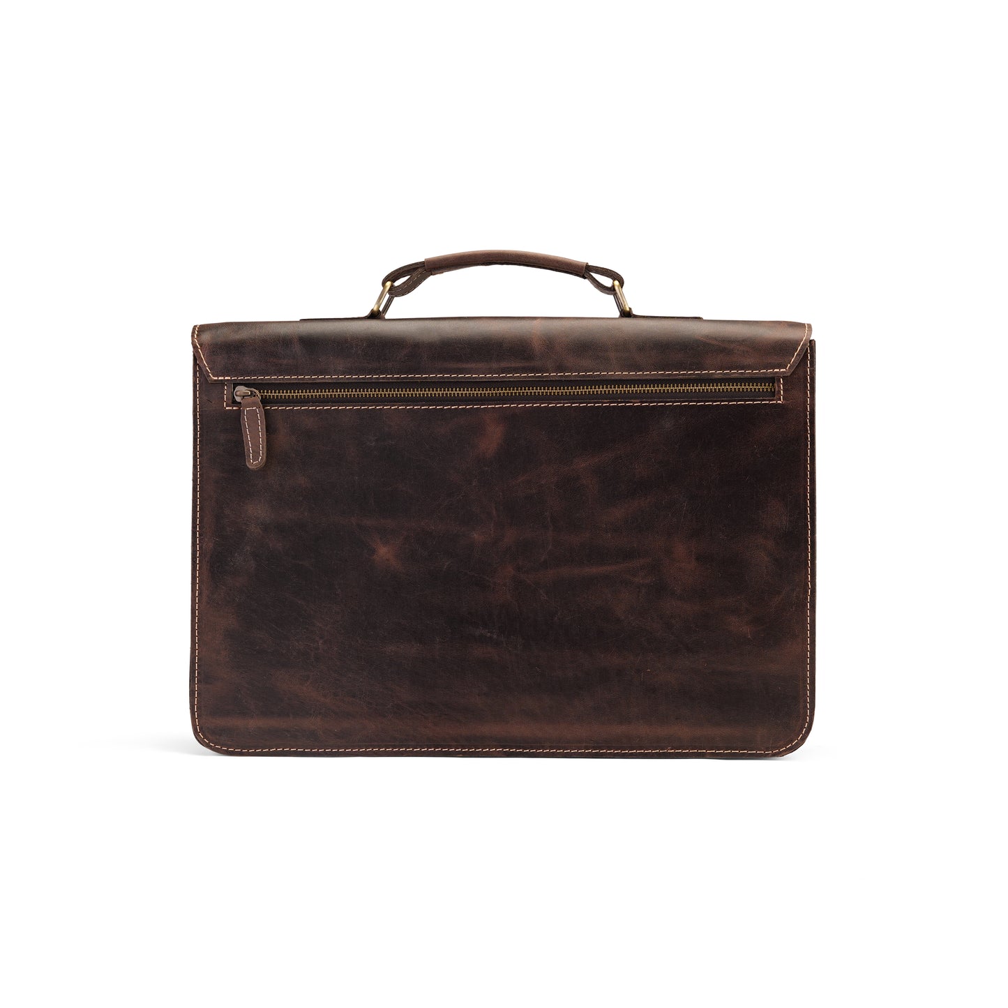 The Heritage Collection Dark Brown Leather Laptop Bag