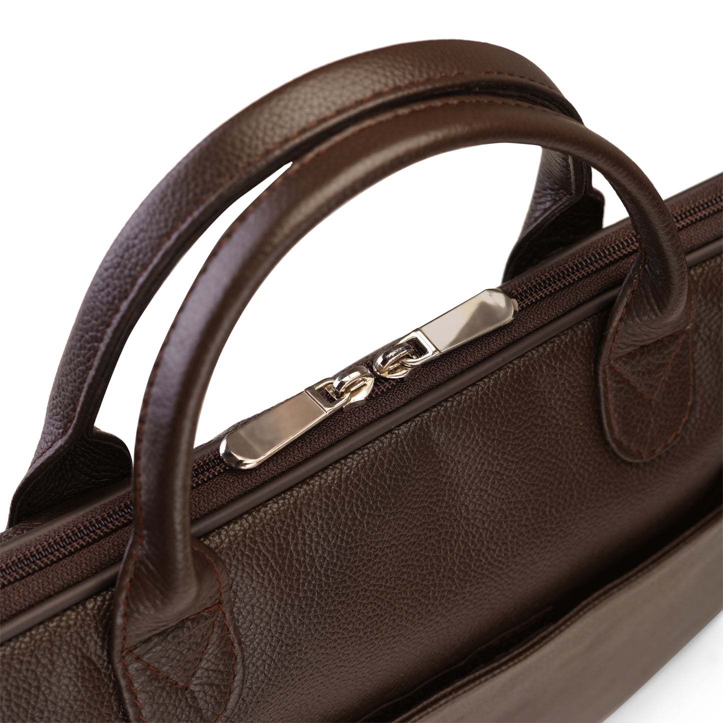 Tech Form Sleek Leather Laptop Bag