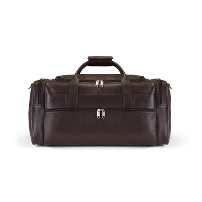 Dark Brown Gravon Gear Leather Traveling Bag