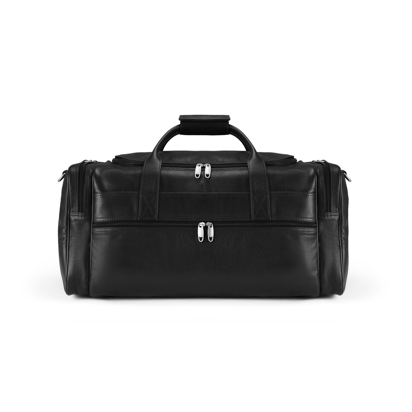 Black  Gravon Gear Leather Traveling Bag