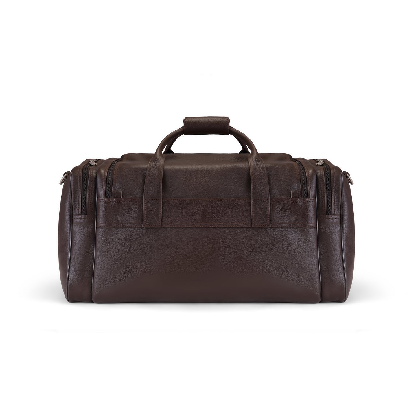 Dark Brown Gravon Gear Leather Traveling Bag