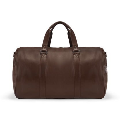 Dark Brown Rugged Roll Traveling Bag