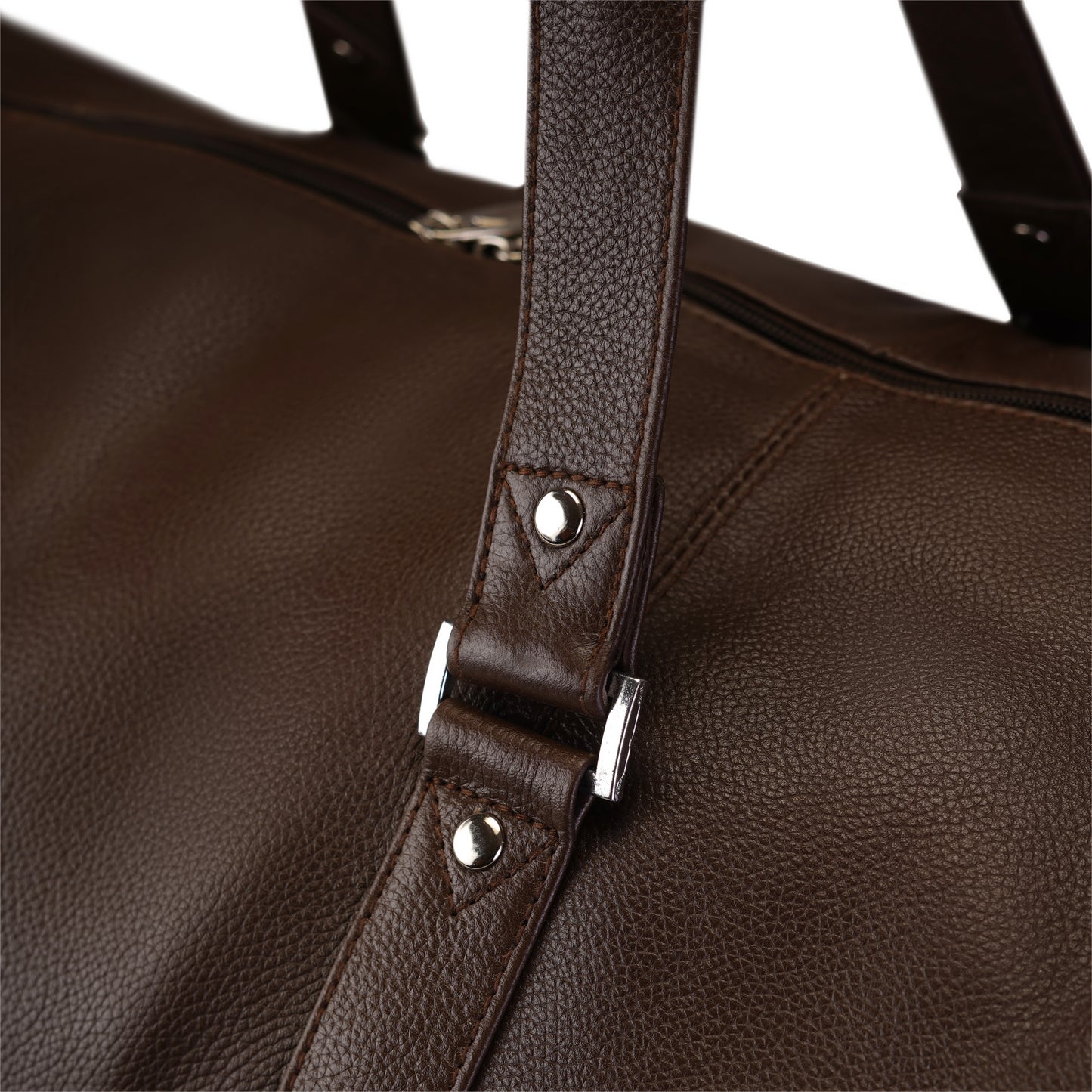 Dark Brown Rugged Roll Traveling Bag