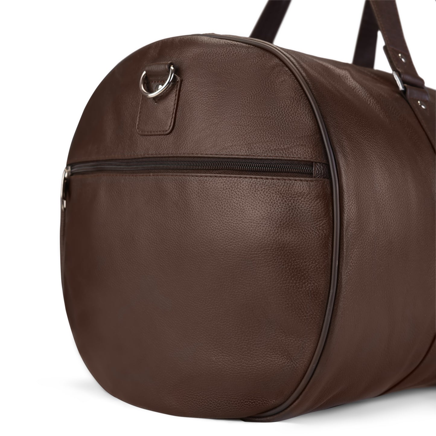 Dark Brown Rugged Roll Traveling Bag
