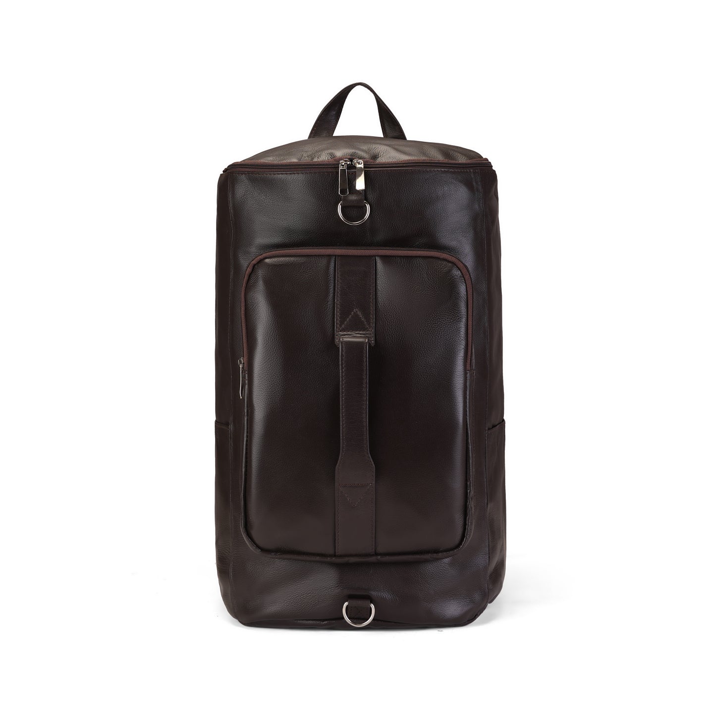 Dark Brown Fluxon Leather  Bag Pack & Travel Bag